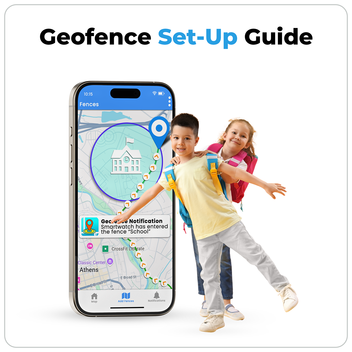 Emojikidz Geofencing Safe Zones Setup Tutorial-Video